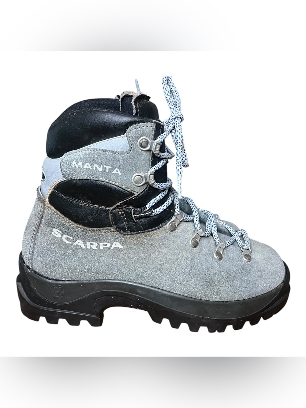 Scarpa Manta Go Up Blue Leather Mountaineering Boots – Men’s 6.5 Women’s 8.5  39